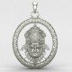 Khatu Shyam Silver Locket Khatu Shyam Silver Locket