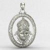 Khatu Shyam Silver Locket Khatu Shyam Silver Locket