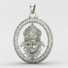 Khatu Shyam Silver Locket Khatu Shyam Silver Locket