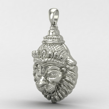 Ugra Narasimha 925 Silver Locket