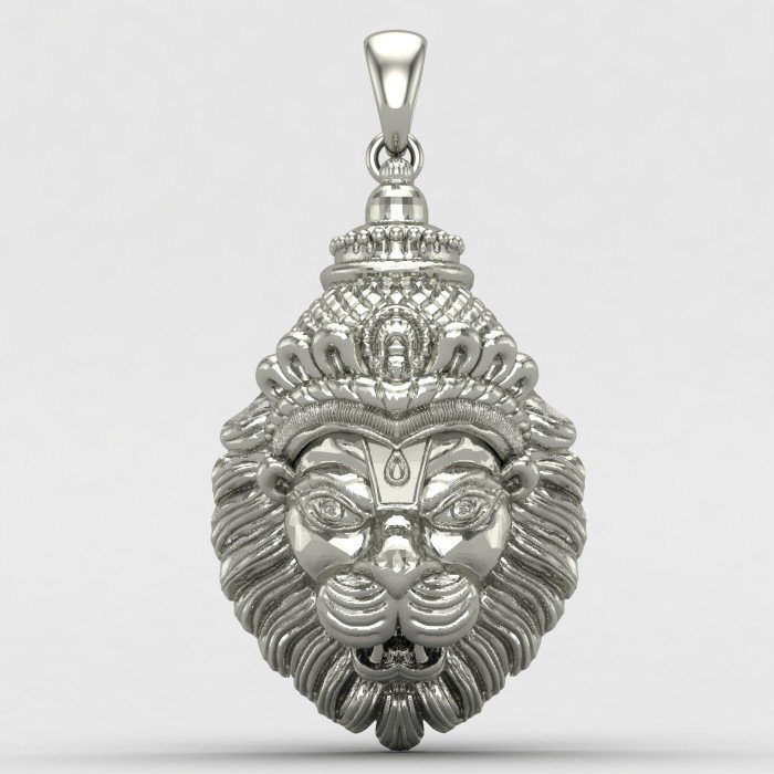 Ugra Narasimha 925 Silver Locket Ugra Narasimha 925 Silver Locket