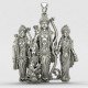 Ram Laxman Sita Hanuman Silver Locket