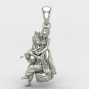 Radha Krishna 925 Silver Locket