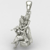 Radha Krishna 925 Silver Locket Radha Krishna 925 Silver Locket