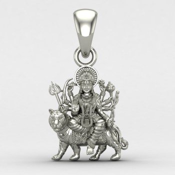 Sherawali Mata Silver Locket Sherawali Mata Silver Locket