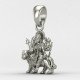 Sherawali Mata Silver Locket