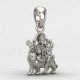 Sherawali Mata Silver Locket