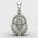 Khatu Shyam Baba Silver Pendant
