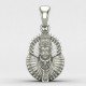 Khatu Shyam Baba Silver Pendant