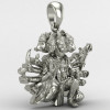 Blessing Panchmukhi Hanuman Silver Locket