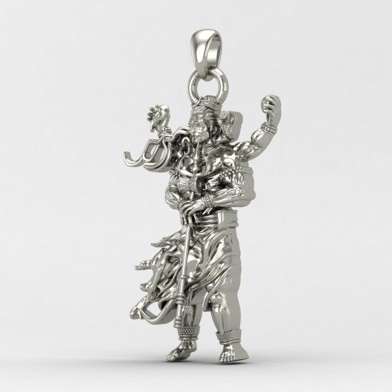 Rudra Shiva 925 Silver Pendant