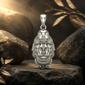 Hanuman Ji Face Silver Pendant Hanuman Ji Face Silver Pendant