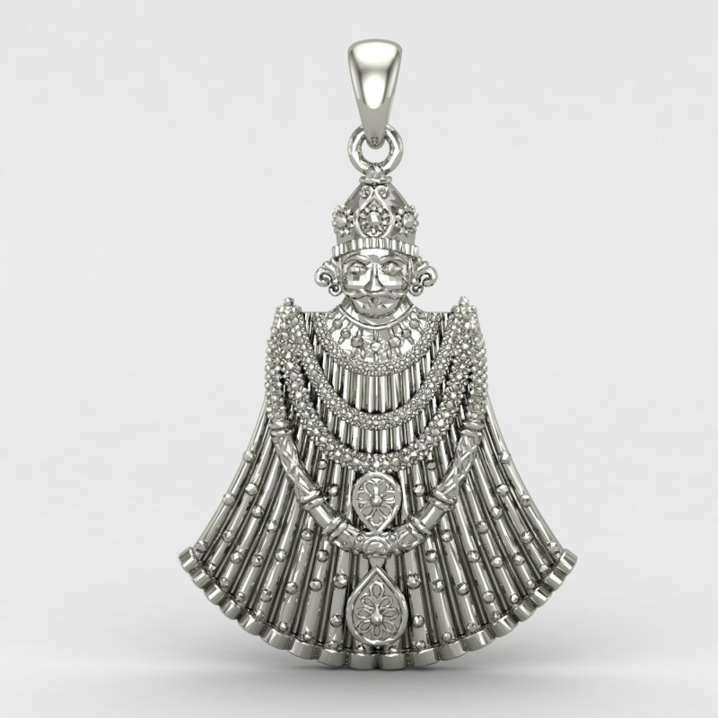 Khatu Shyam Locket Silver
