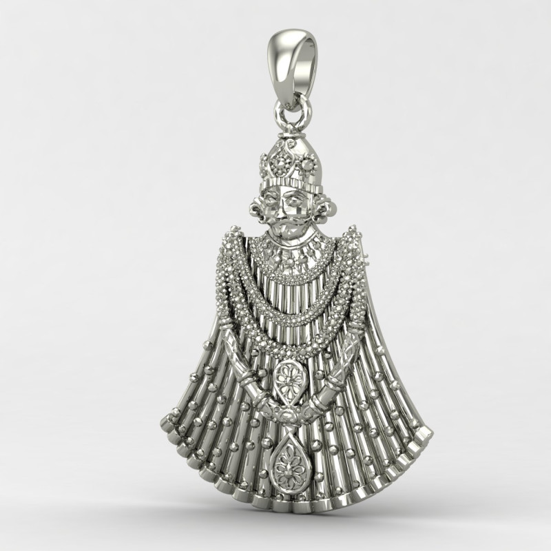 Khatu Shyam Locket Silver