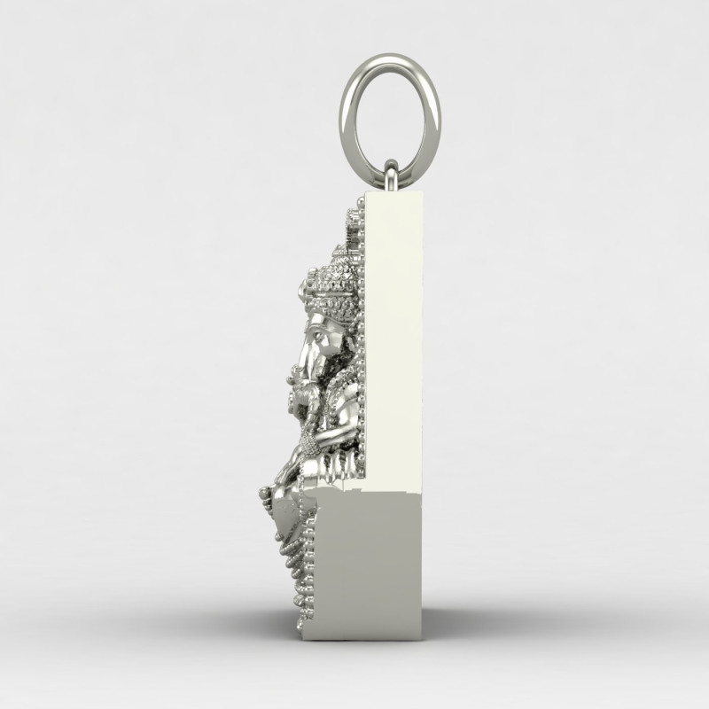 Ganesh Ji Maharaj Silver Locket Ganesh Ji Maharaj Silver Locket