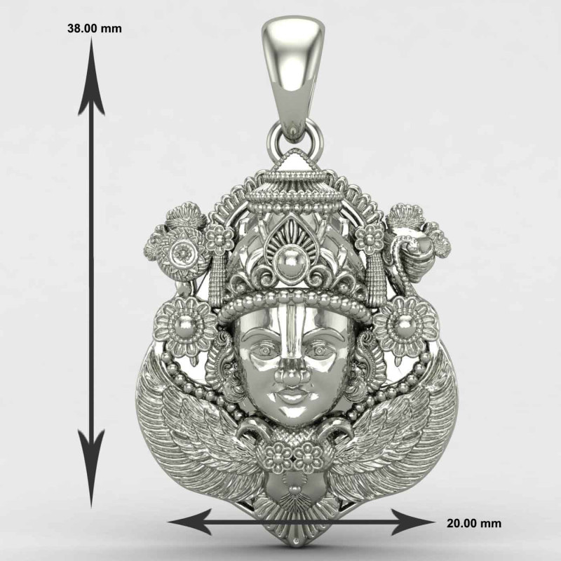 Tirupati Bala Ji 925 Silver Locket