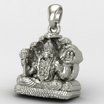Hanuman Ansh Silver Locket