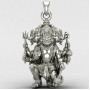 Panchmukhi Hanuman 925 Silver Locket