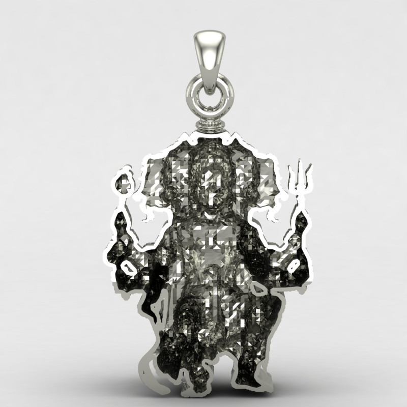 Panchmukhi Hanuman 925 Silver Locket