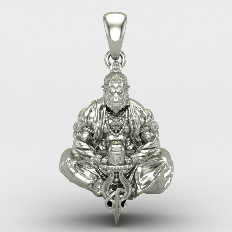 Meditation Hanuman with Mahadev