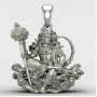 Bajrang Bali 925 Silver Locket