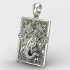Ganesh ji face silver locket Ganesh ji face silver locket