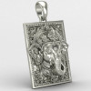 Ganesh ji face silver locket Ganesh ji face silver locket