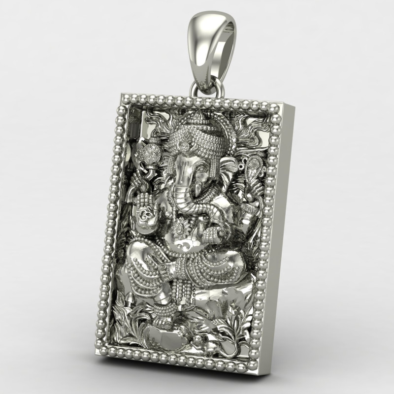 Ganesh Silver Pendant Ganesh Silver Pendant