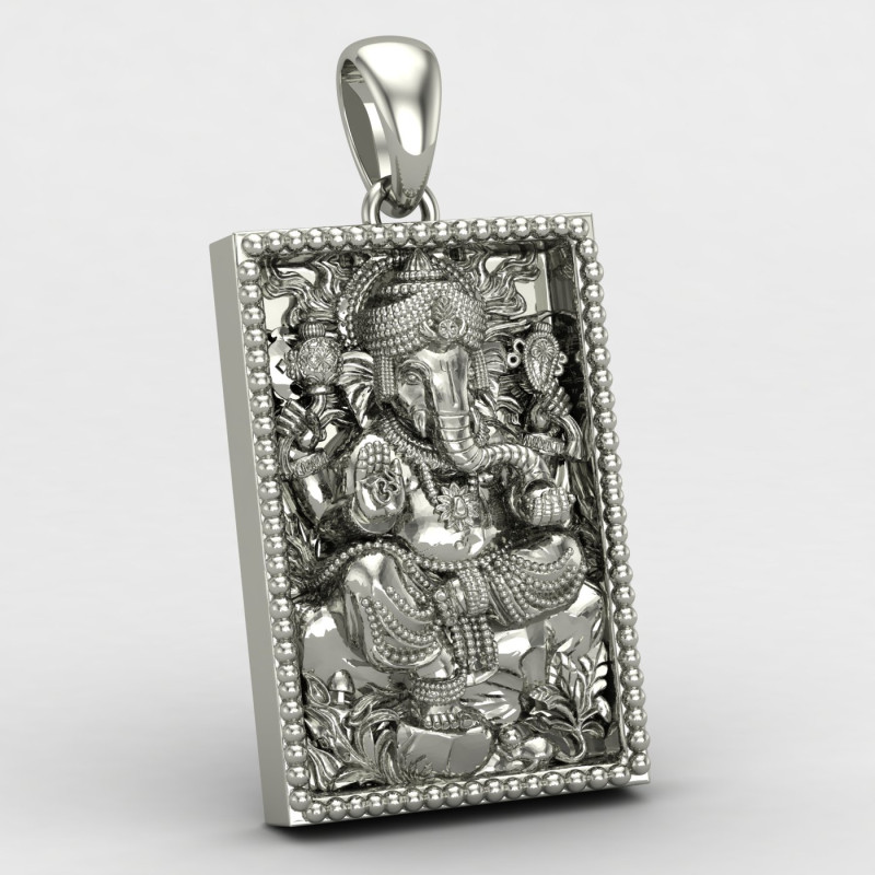 Ganesh Silver Pendant Ganesh Silver Pendant