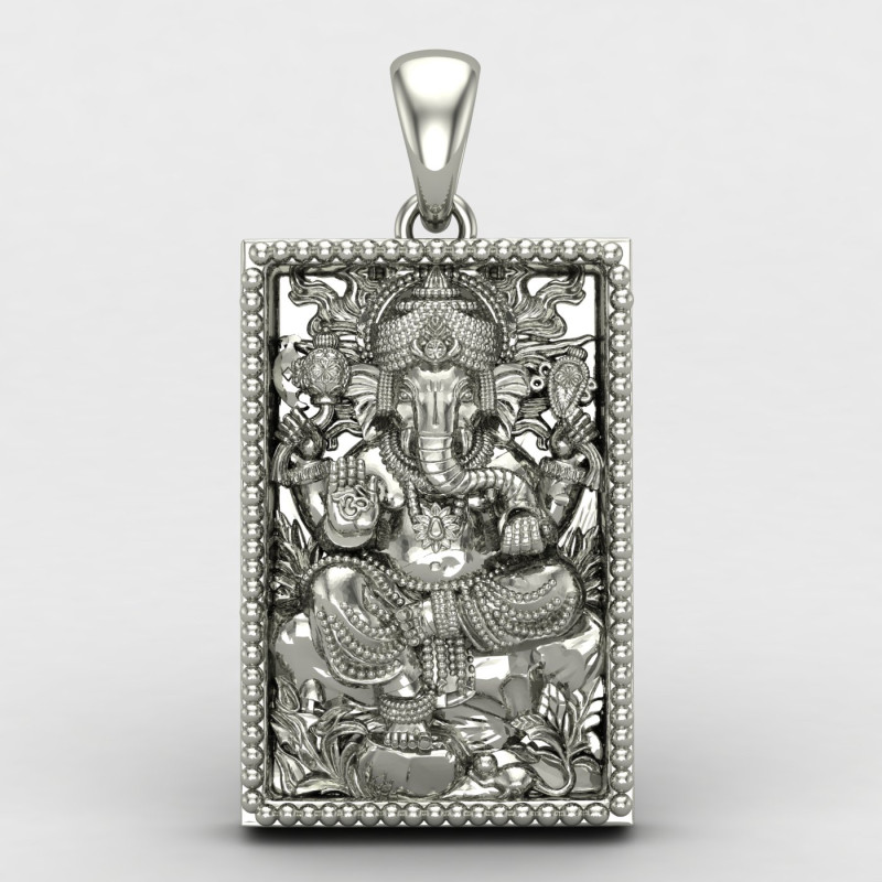 Ganesh Silver Pendant Ganesh Silver Pendant