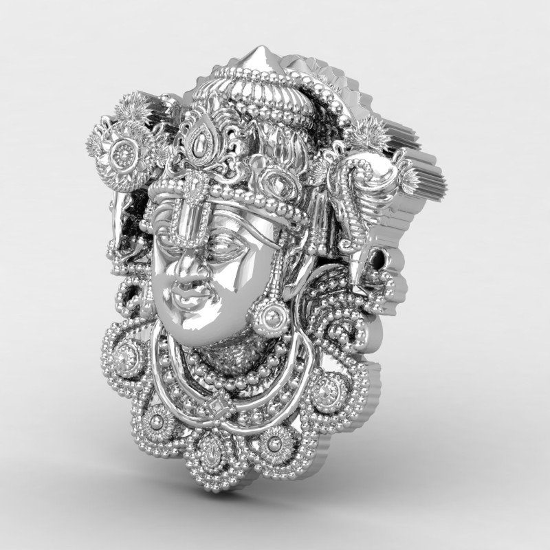 Tirupati Silver Locket Tirupati Silver Locket