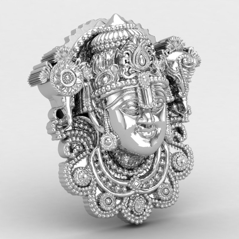 Tirupati Silver Locket Tirupati Silver Locket