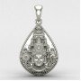 925 Tirupati Balaji Silver Pendant