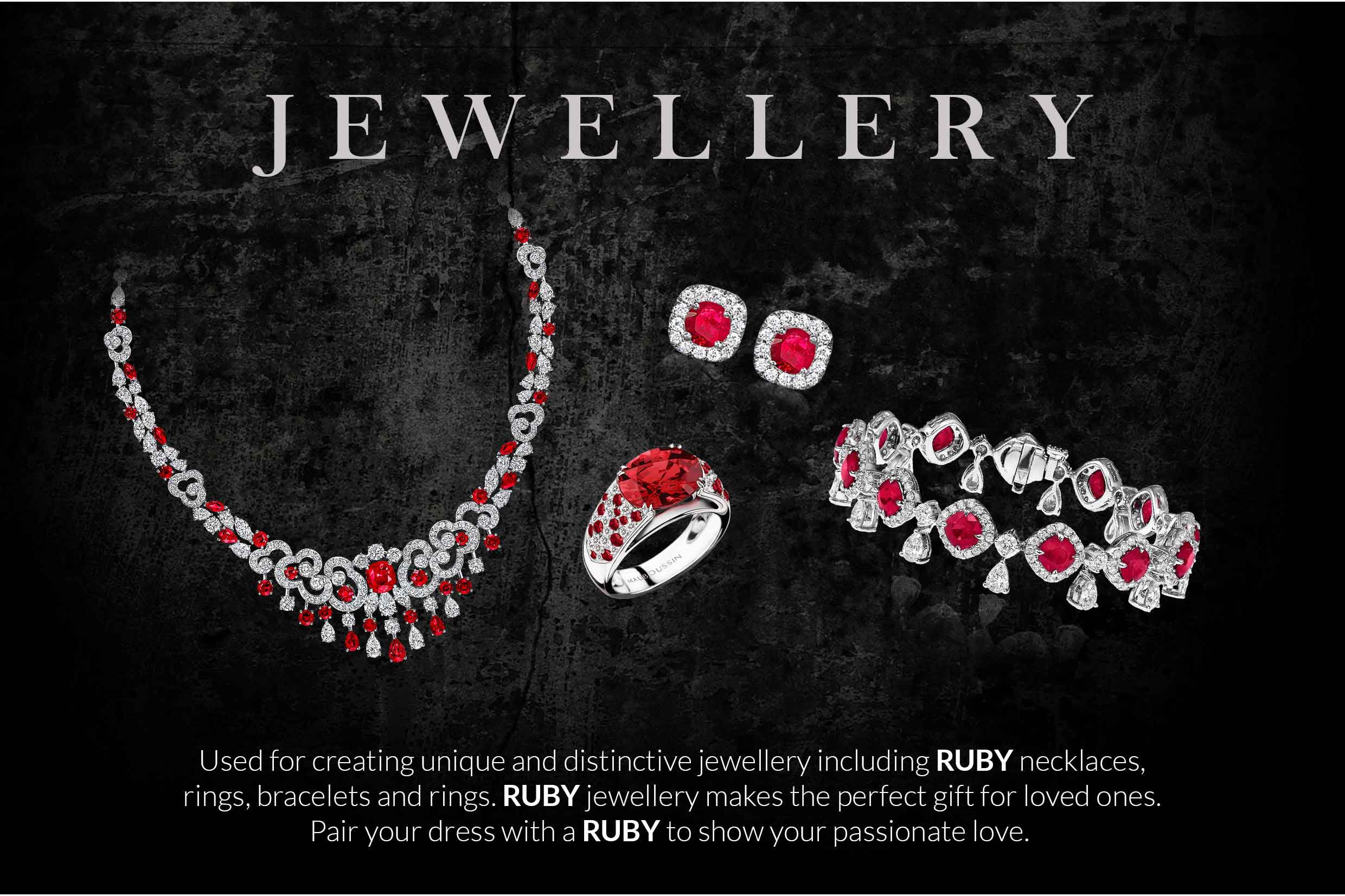 Ruby Stone in Jewellery